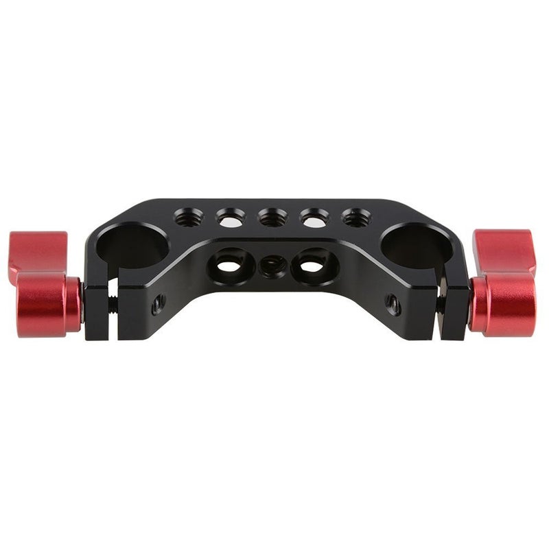 CAMVATE 15mm Rod Clamp with 1/4"-20 Thread for DLSR Camera Rig Cage Baseplate (Red)-2PCS - 1780 - Image 5